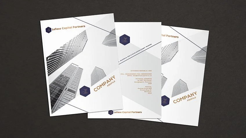 custom company profile design