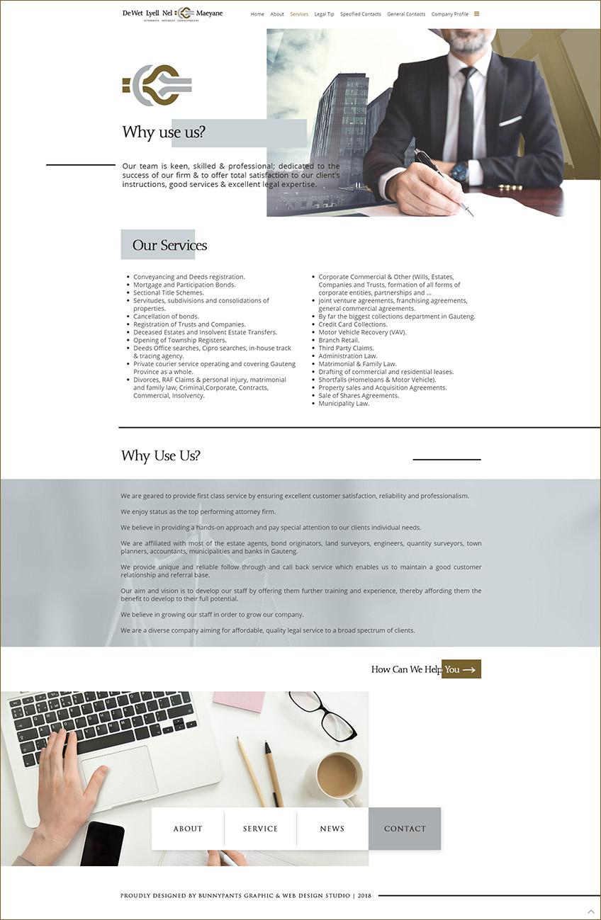attorney web design services