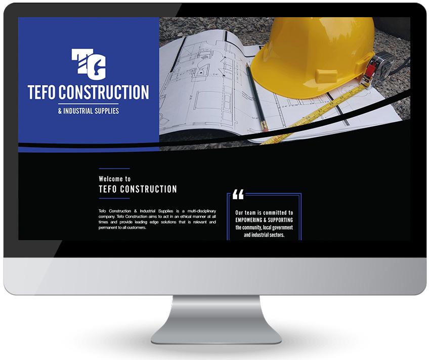 Tefo Construction – Web Design