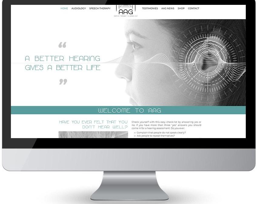 AAG Speech Therapy & Audiology – Web Design