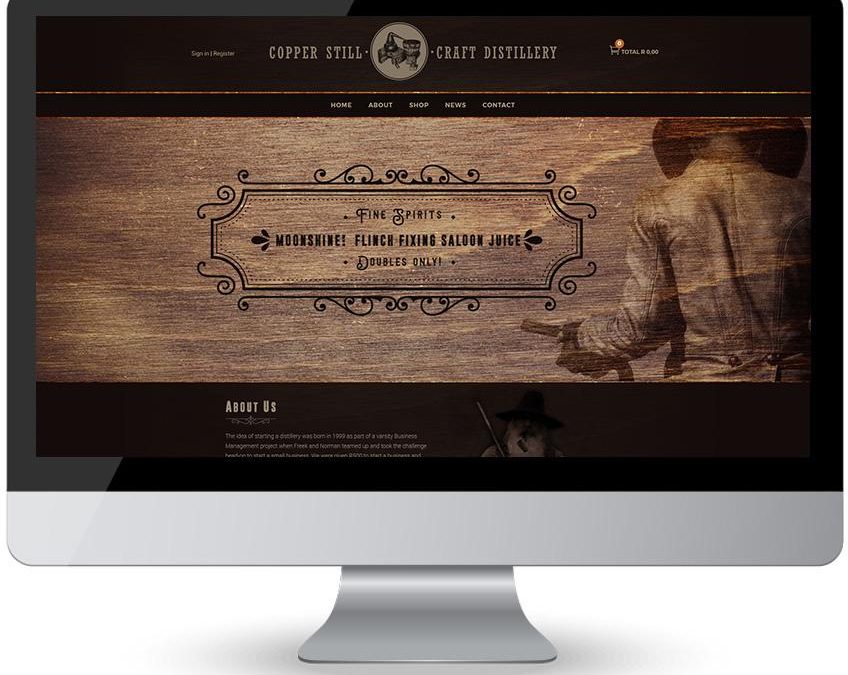 Copper Still Craft Distillery – Online Shop Web Design