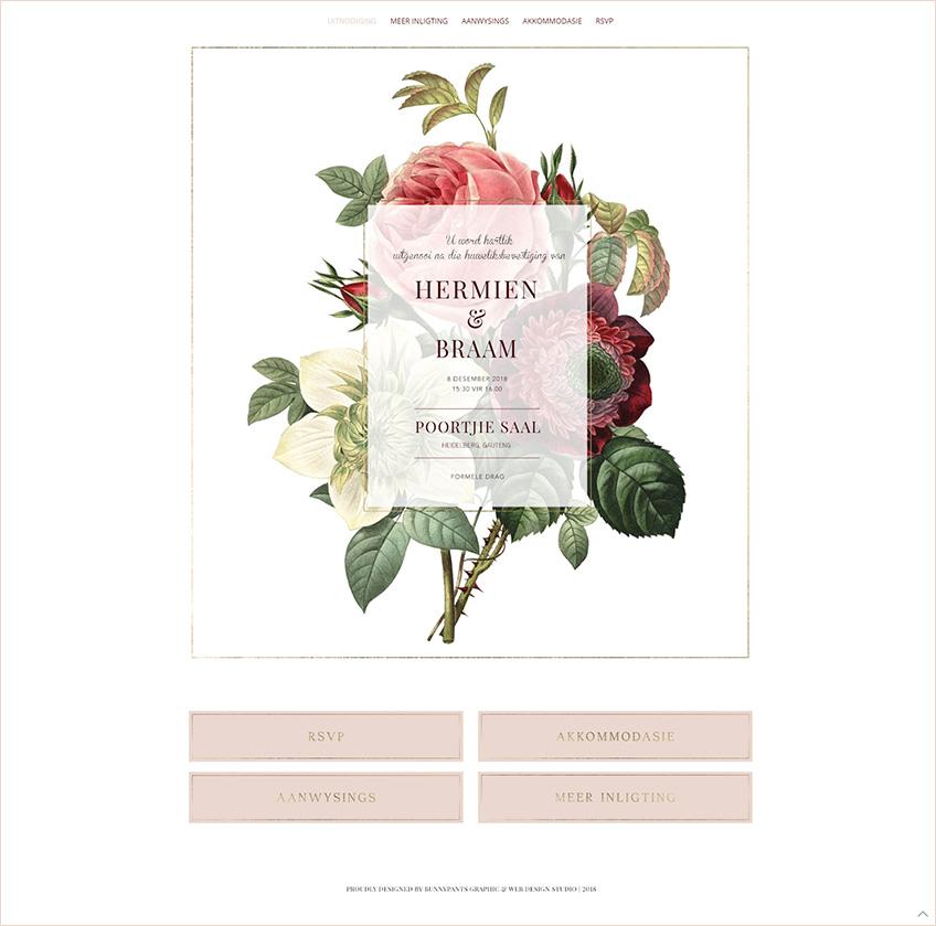 Trou Webwerf Ontwerp images portfolio hermien braam hermien braam trou uitnodiging webwerf ontwerp