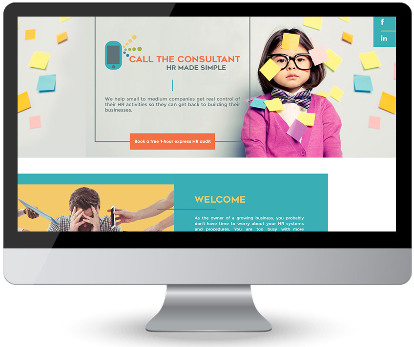 Call The Consultant – Website Design