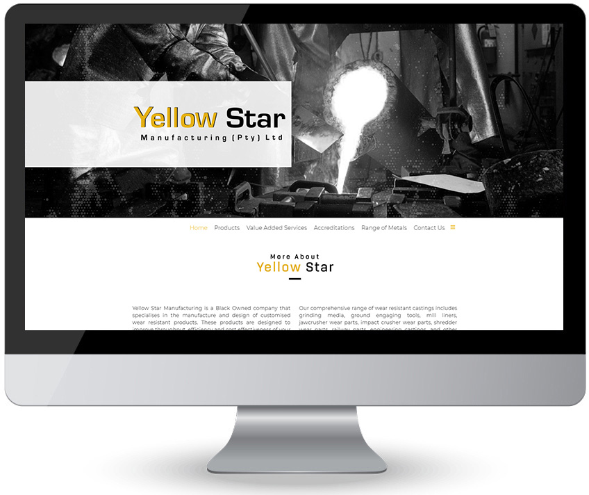 Yellow Star - Website Design