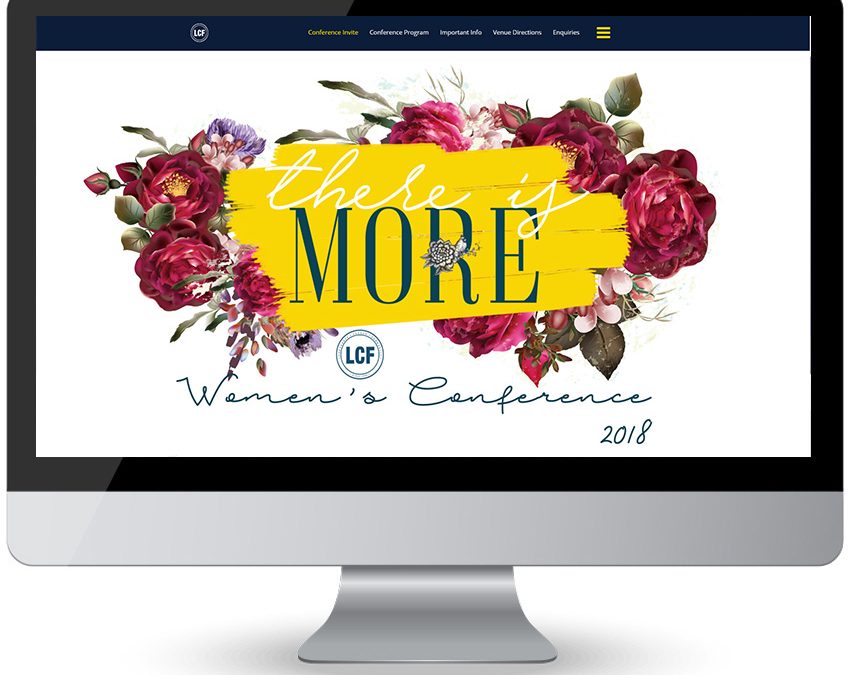 LCF Women’s Conference – Event Invitation Website