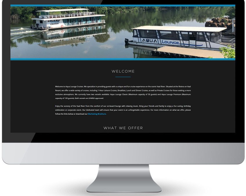 Aqua Lounge – Website Design Vanderbijlpark