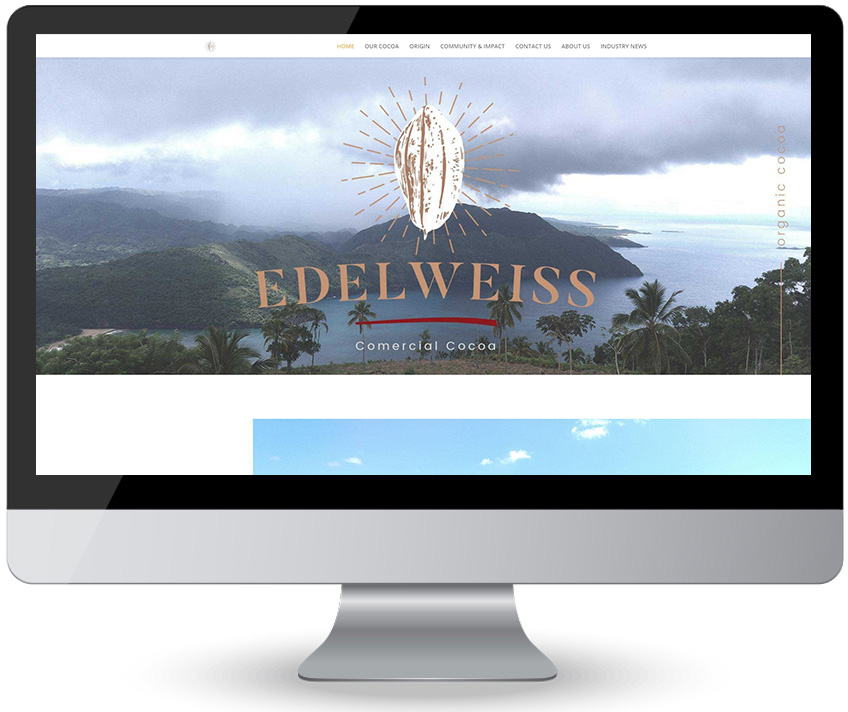 Edelweiss Comercial Cocoa - Web Design Dominican Republic