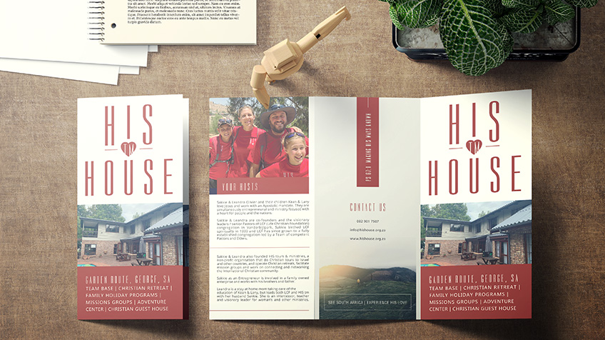 HIS House TM – Tri-Fold Brochure Design