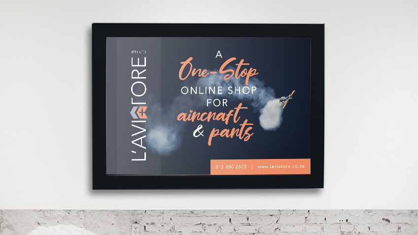 L'Aviatore - Roll Up Banner Design