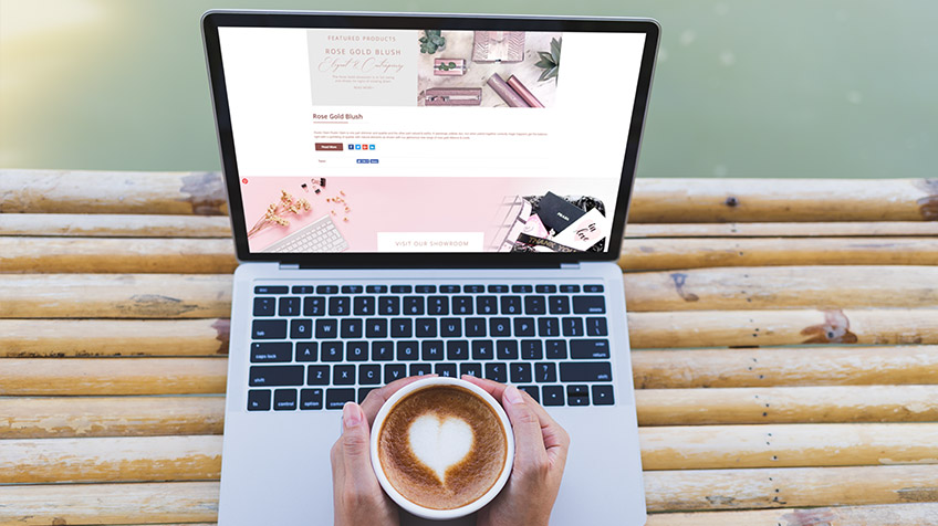 The Ribbon Collection - Website Upgrade Services