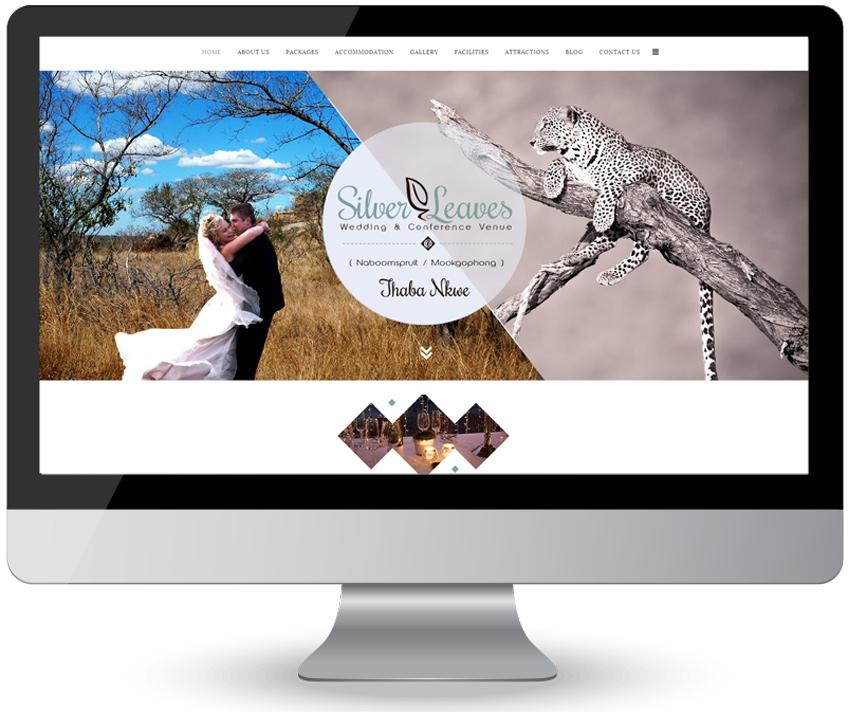 images portfolio Silver Leaves responsiveWeb Design Silver Leaves Wedding Venue