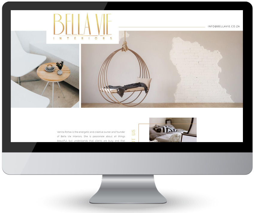 Bella Vie Interiors – Website Design