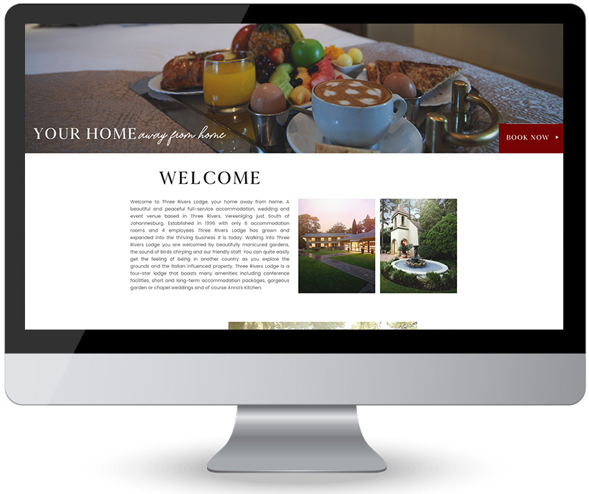 Three Rivers Lodge – Web Design