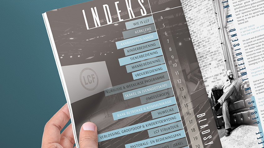 LCF Leef Jesus - Magazine Layout Design