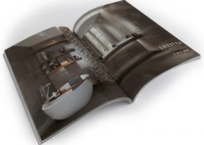 Magazine advert design