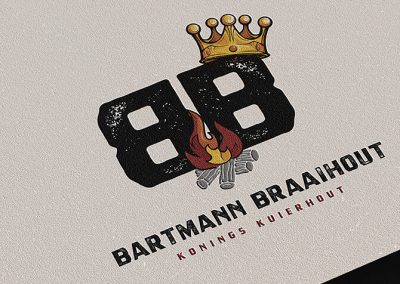 bartmann braaihout logo design