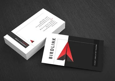 birdlink business card design