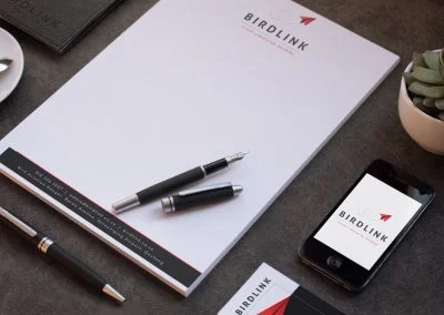 birdlink letterhead design