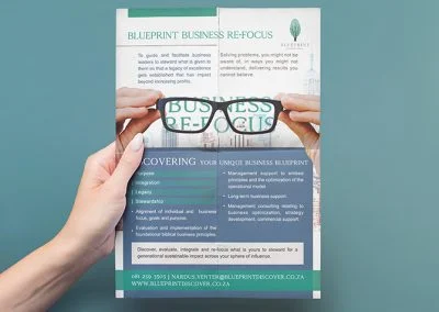 blueprint flyer graphic design services