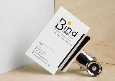bunnypants bind biotech ci design business card