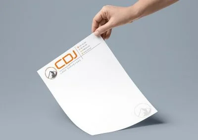 bunnypants cdj custom letterhead design