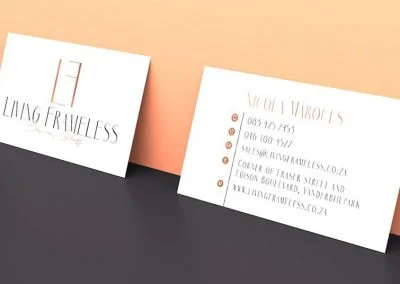 bunnypants living frameless business card