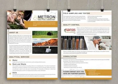 bunnypants metron brochure design