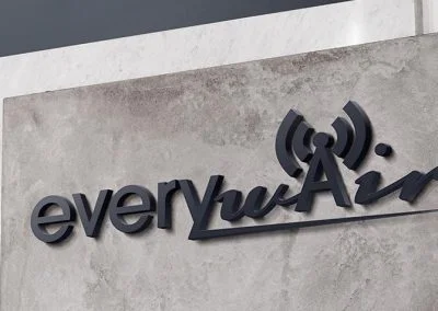 everywhair logo mockup