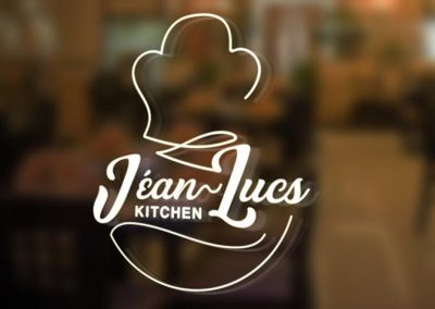 jean lucs kitchen logo design
