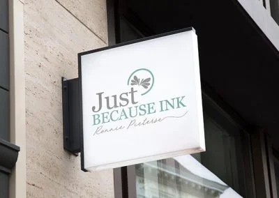 just because inc ready made logo