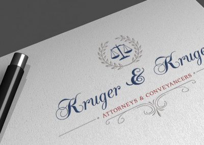 kruger and kruger logo design