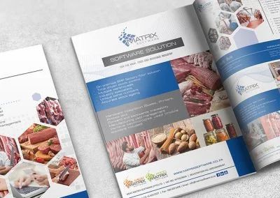 matrix media advert design