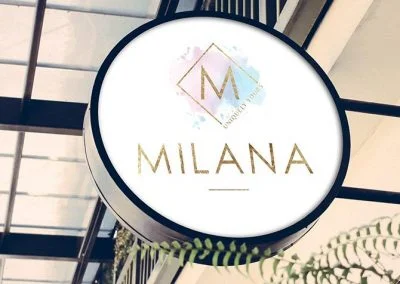 milana logo design