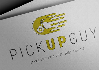 pickup guy logo design