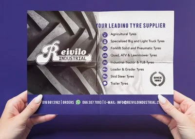 reivilo industrial flyer design