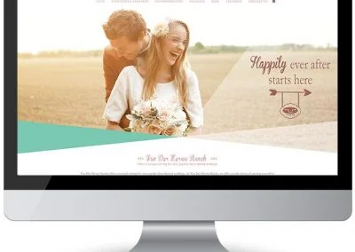 responsive web Design Van der Merwe Ranch Venue