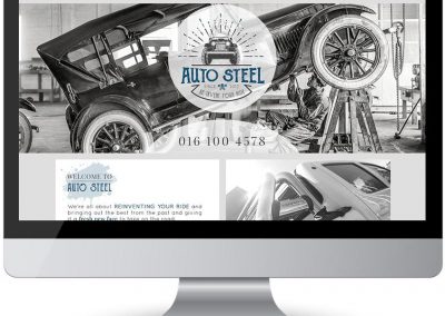 screen web design auto steel