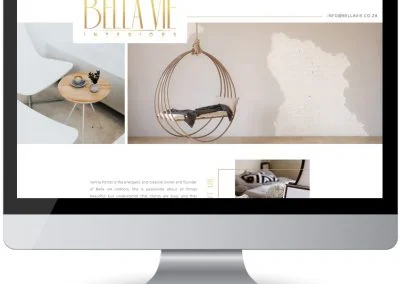 screen web design bella vie