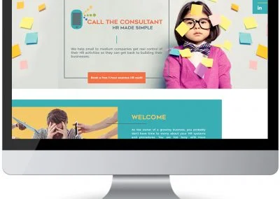 screen web design call to the consultant