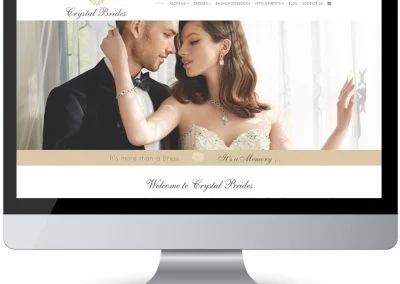 screen web design crystal brides