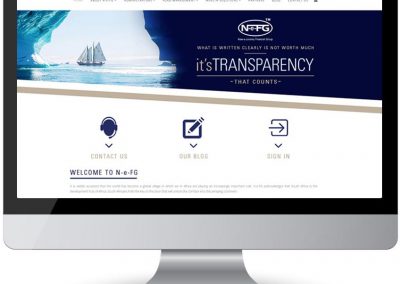 screen web design ne fg home page
