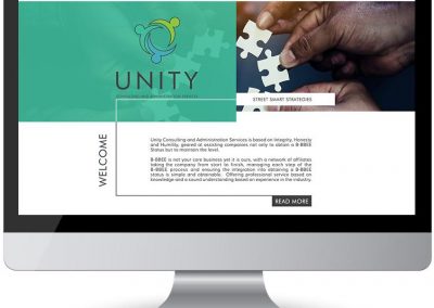 screen web design unity consulting