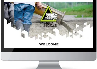 screen web design wedding web design triangle readymix