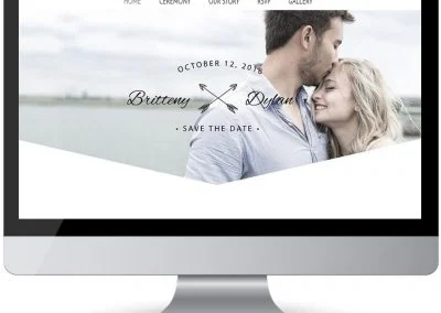 screen web design weddings woodlands boho