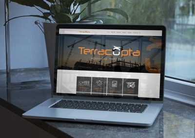 terracopta web design screen
