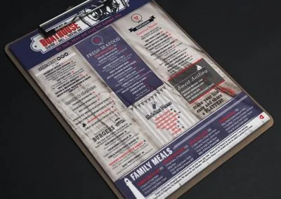 the boat house menu