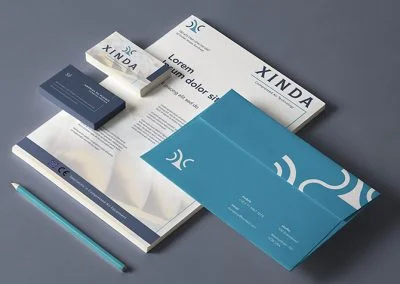 xinda brand identity design