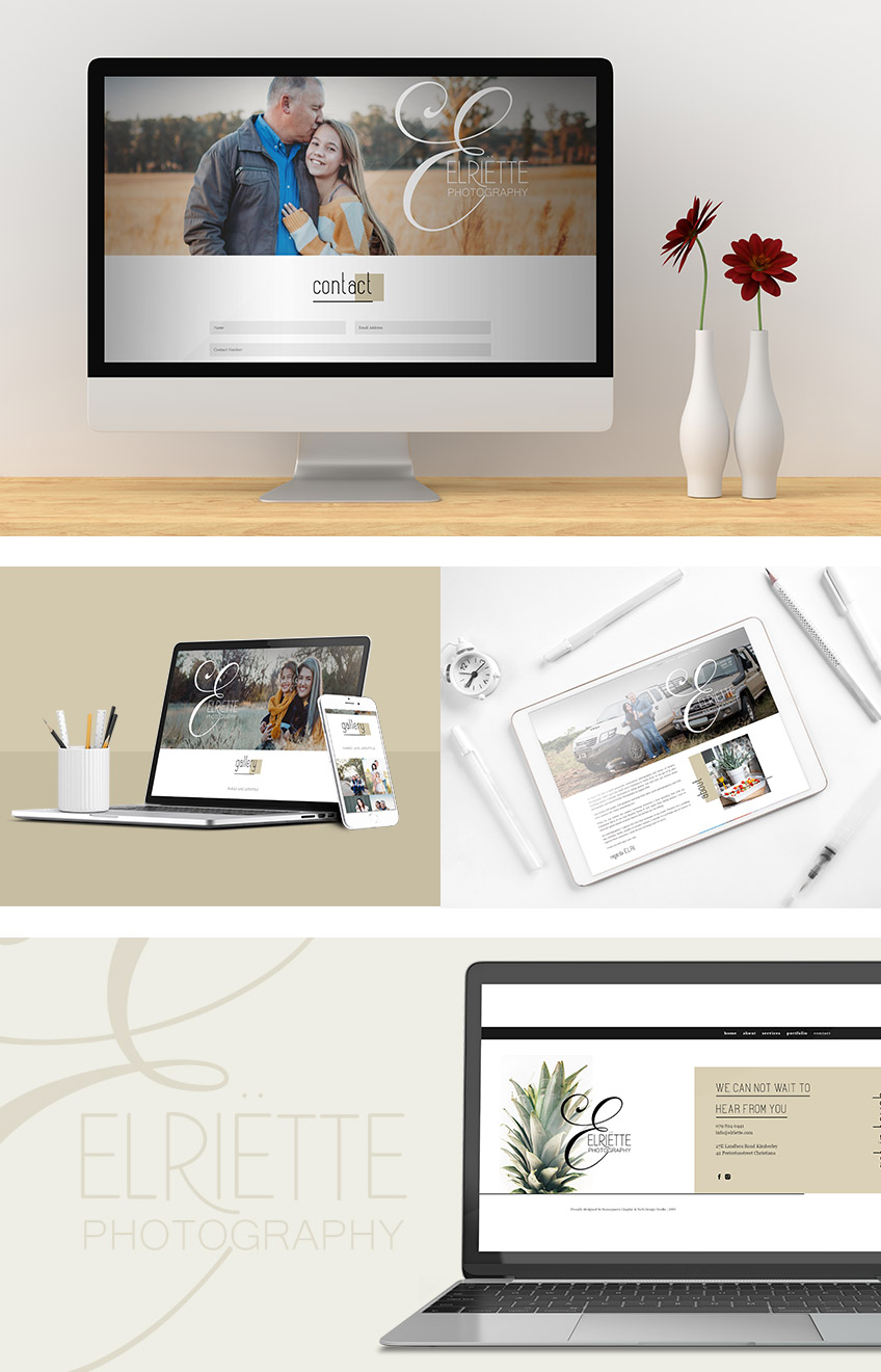 Elriëtte Photography - Web Design
