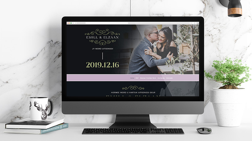 Emill & Elzaan – Invitation Website
