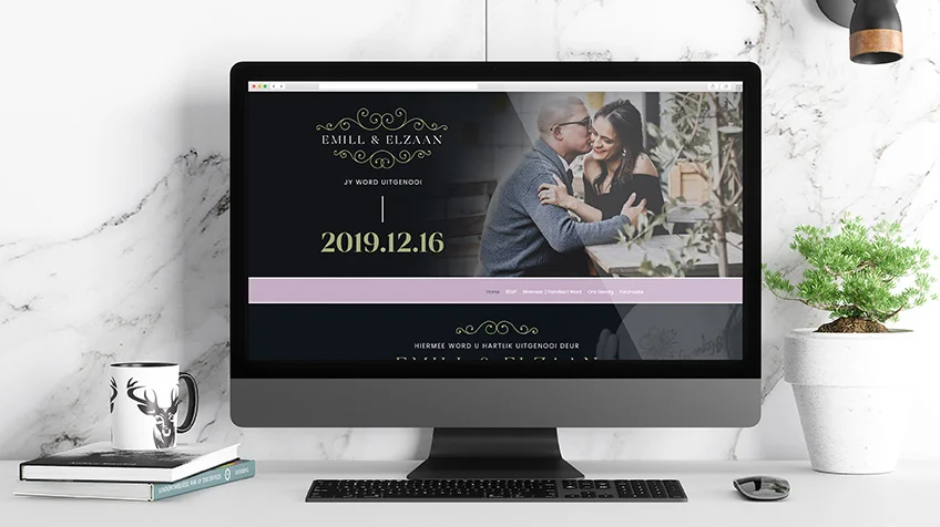 Emill & Elzaan – Invitation Website